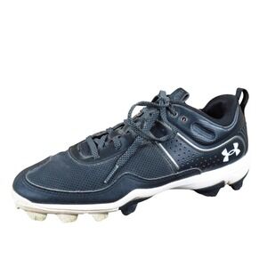 Under Armour Glyde‎ RM Women's Softball Cleats 8.5 Black White Synthetic Molded
